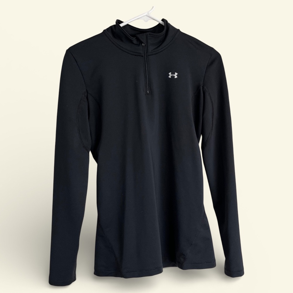 Under Armour Women's ColdGear Black Quarter Zip Size M